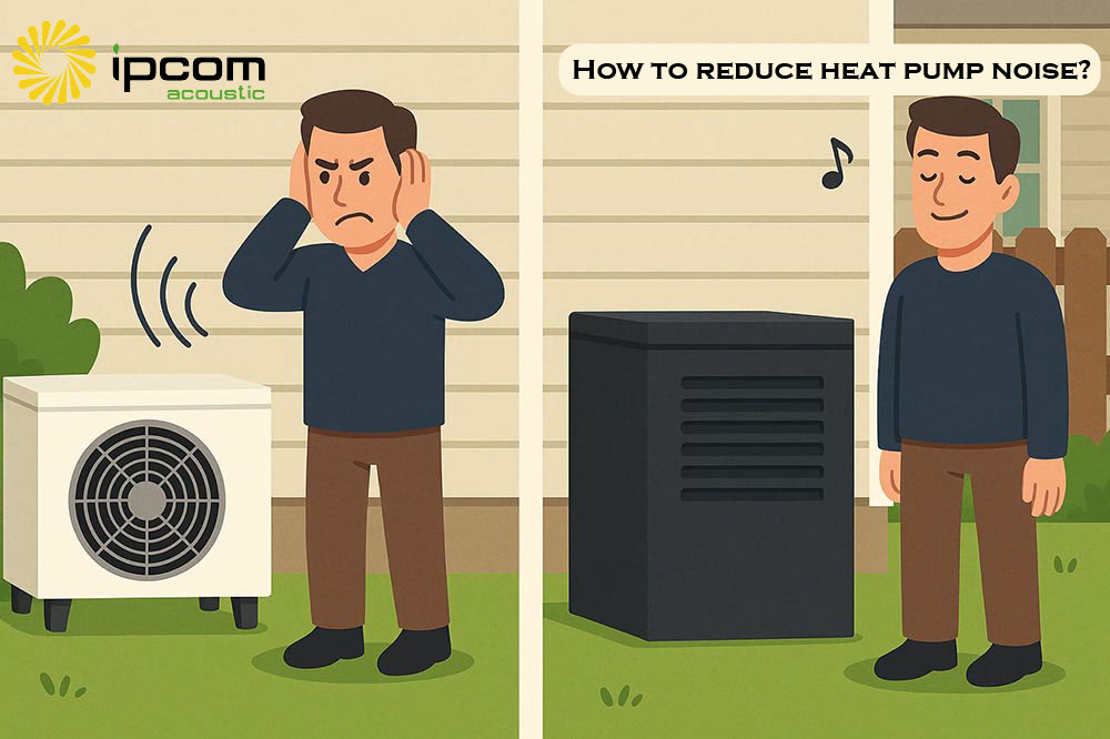 How to reduce heat pump noise