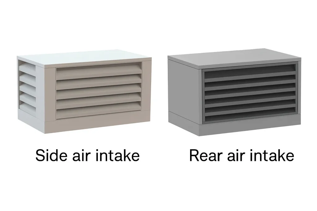 Rear or Side Air Intake Acoustic Enclosures